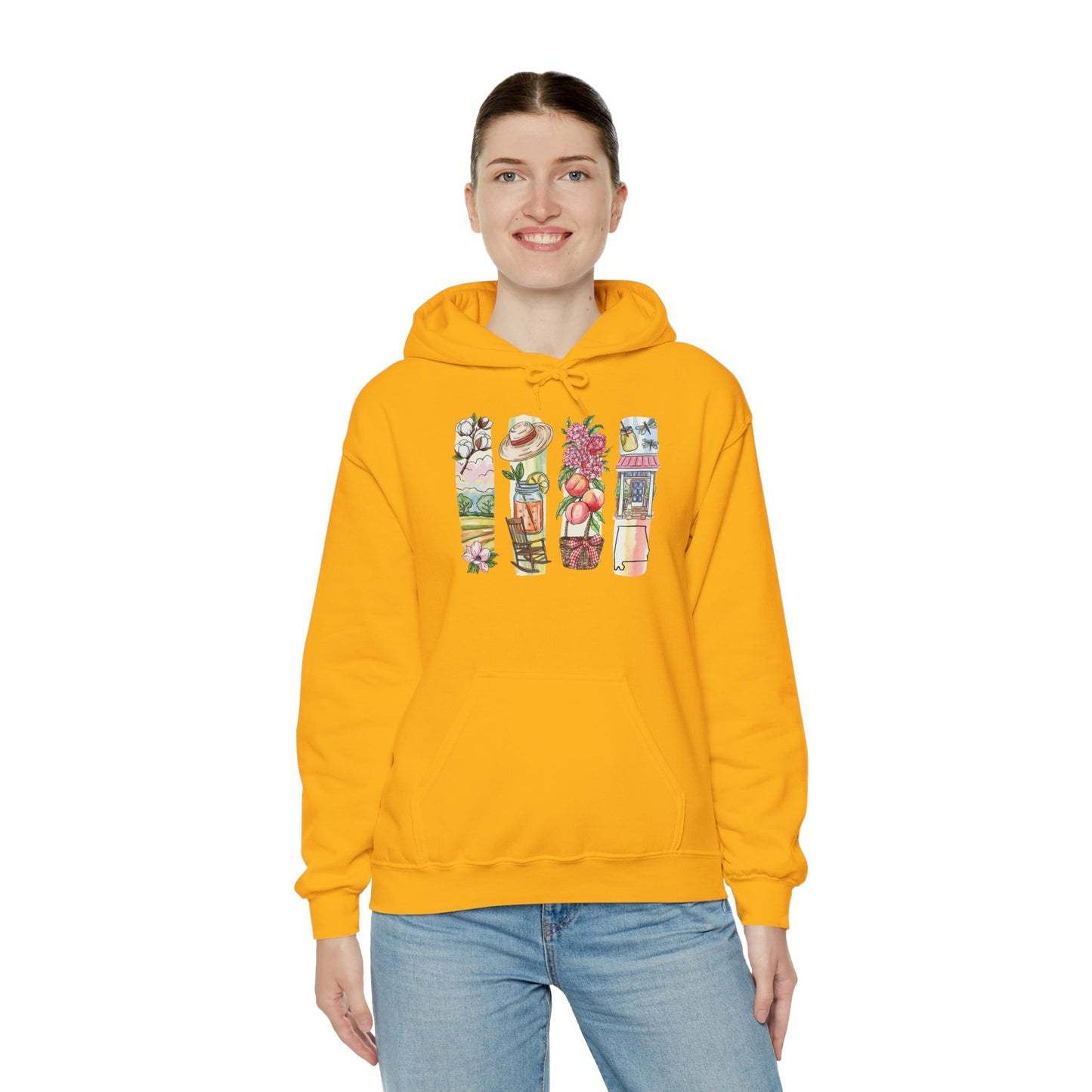 Alabama Nature Hoodie – Unisex Sweatshirt for Forest & River Explorers