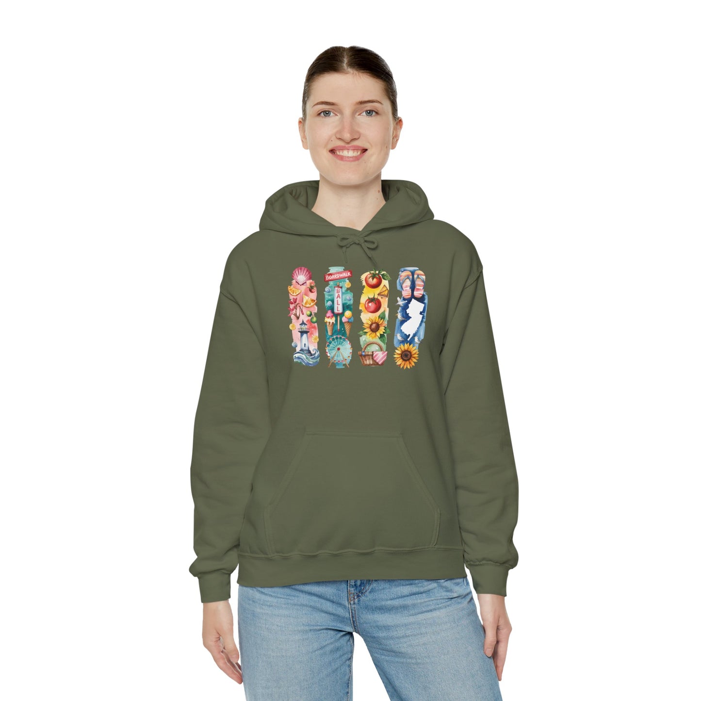 New Jersey Nature Hoodie – Unisex Sweatshirt for Trail & Shoreline Explorers