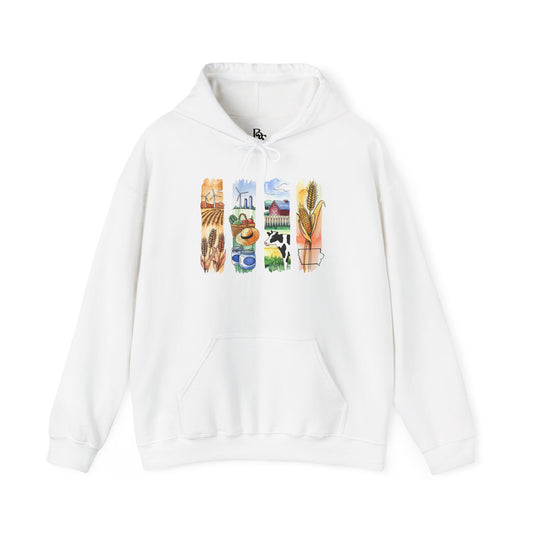 Iowa Nature Hoodie – Unisex Sweatshirt for Lounging or Exploring