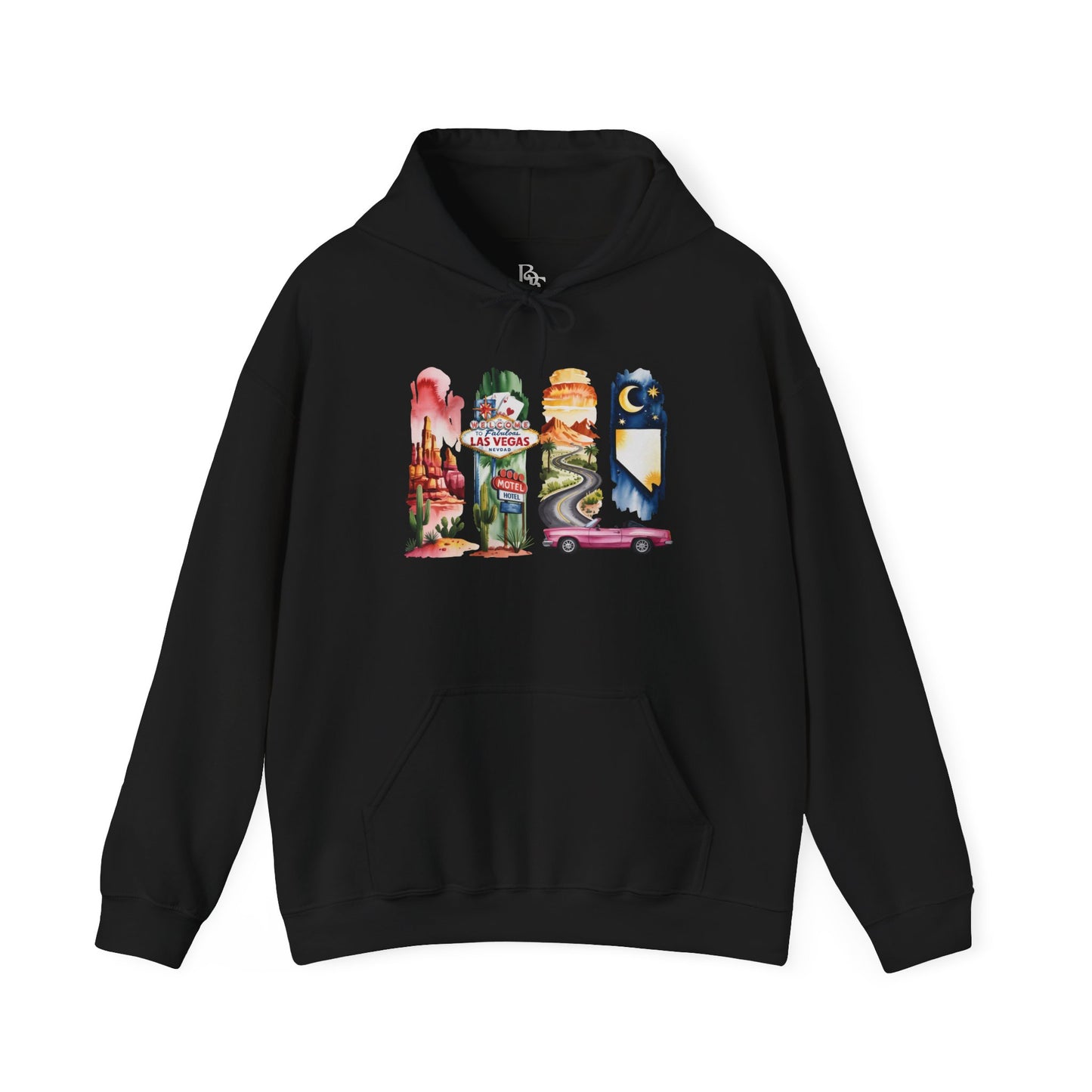Nevada Nature Hoodie – Unisex Sweatshirt for Desert & Mountain Explorers