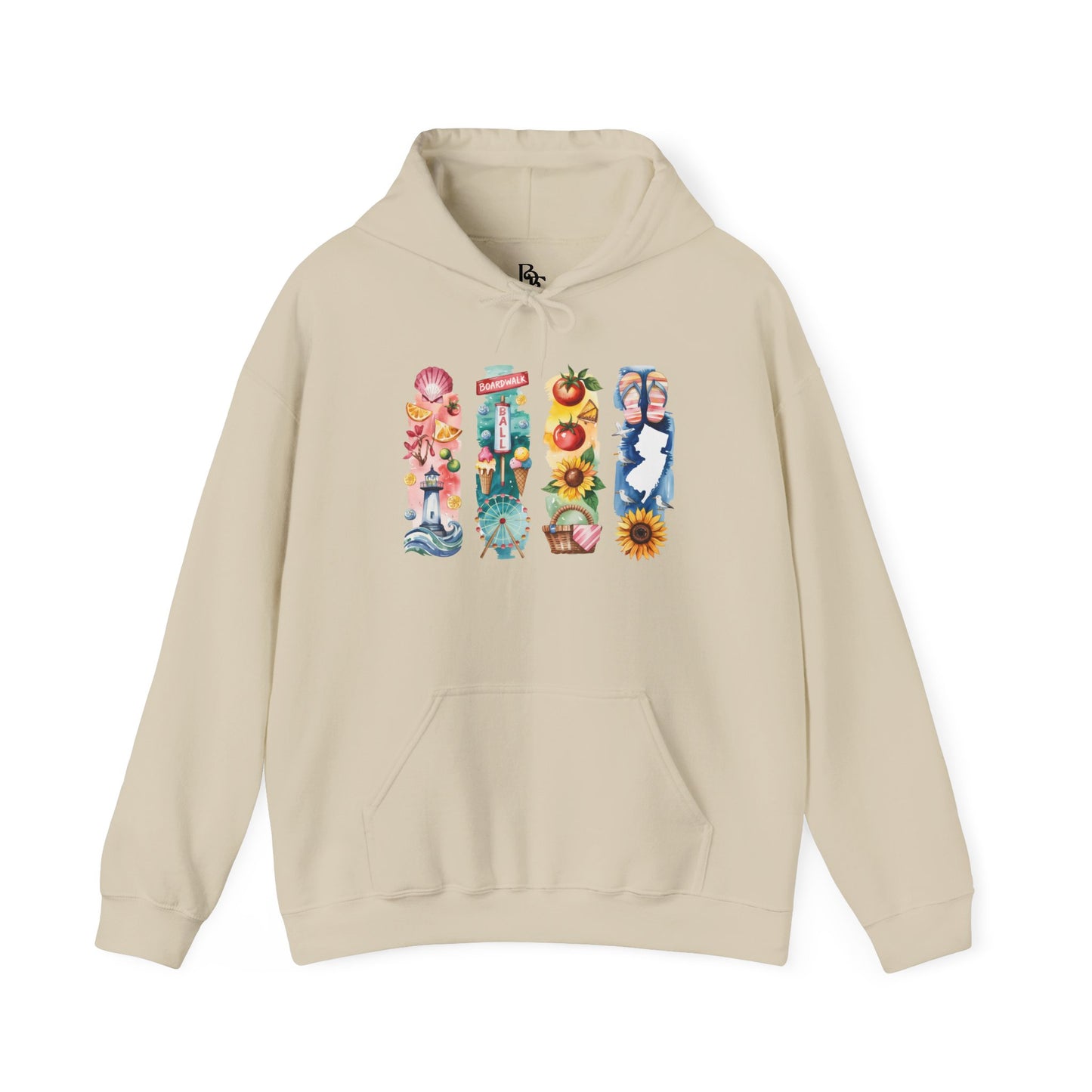 New Jersey Nature Hoodie – Unisex Sweatshirt for Trail & Shoreline Explorers