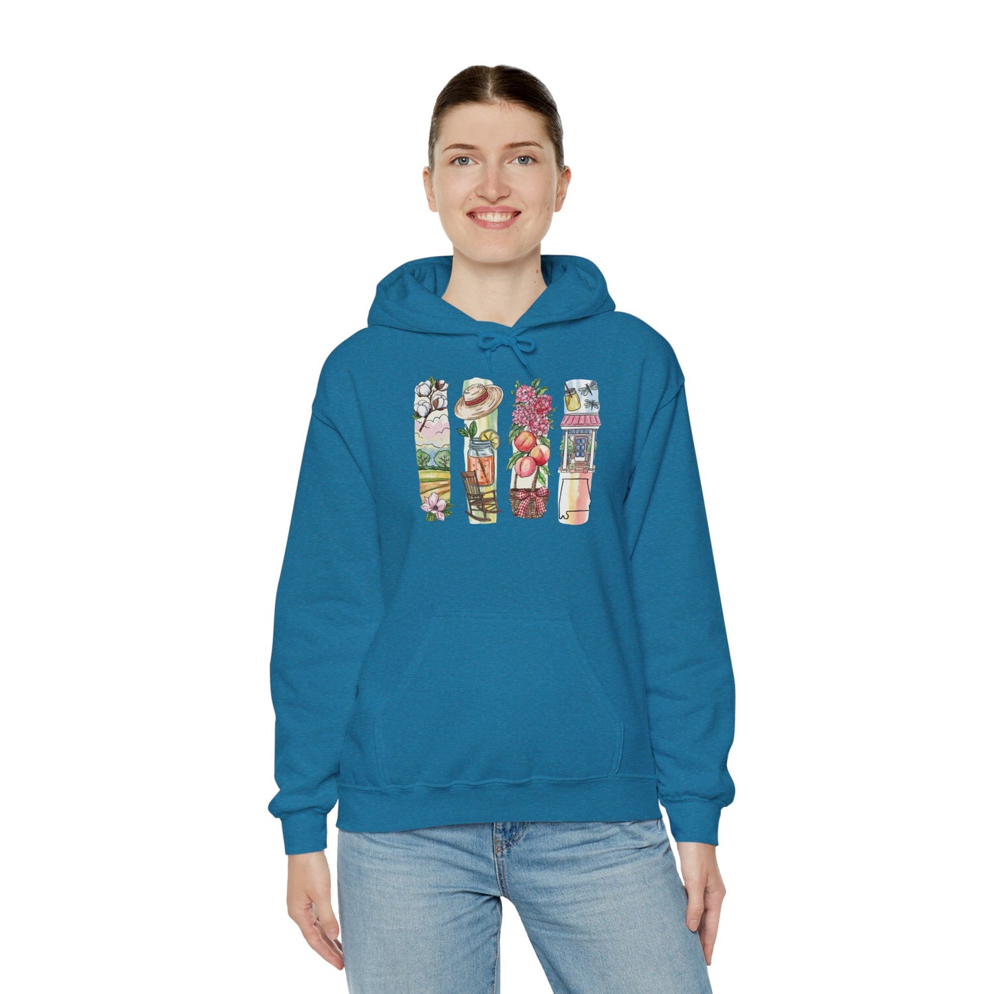 Alabama Nature Hoodie – Unisex Sweatshirt for Forest & River Explorers