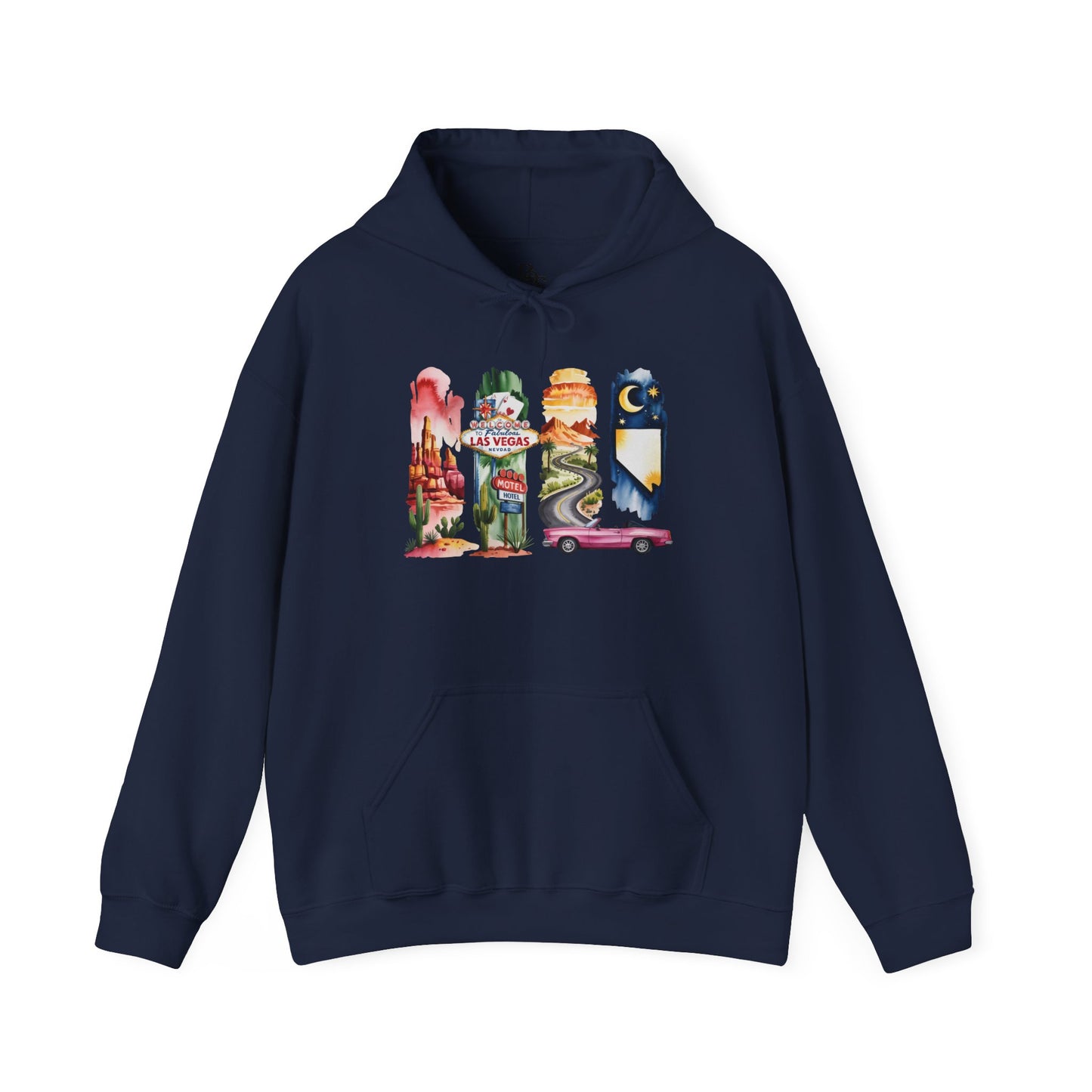 Nevada Nature Hoodie – Unisex Sweatshirt for Desert & Mountain Explorers
