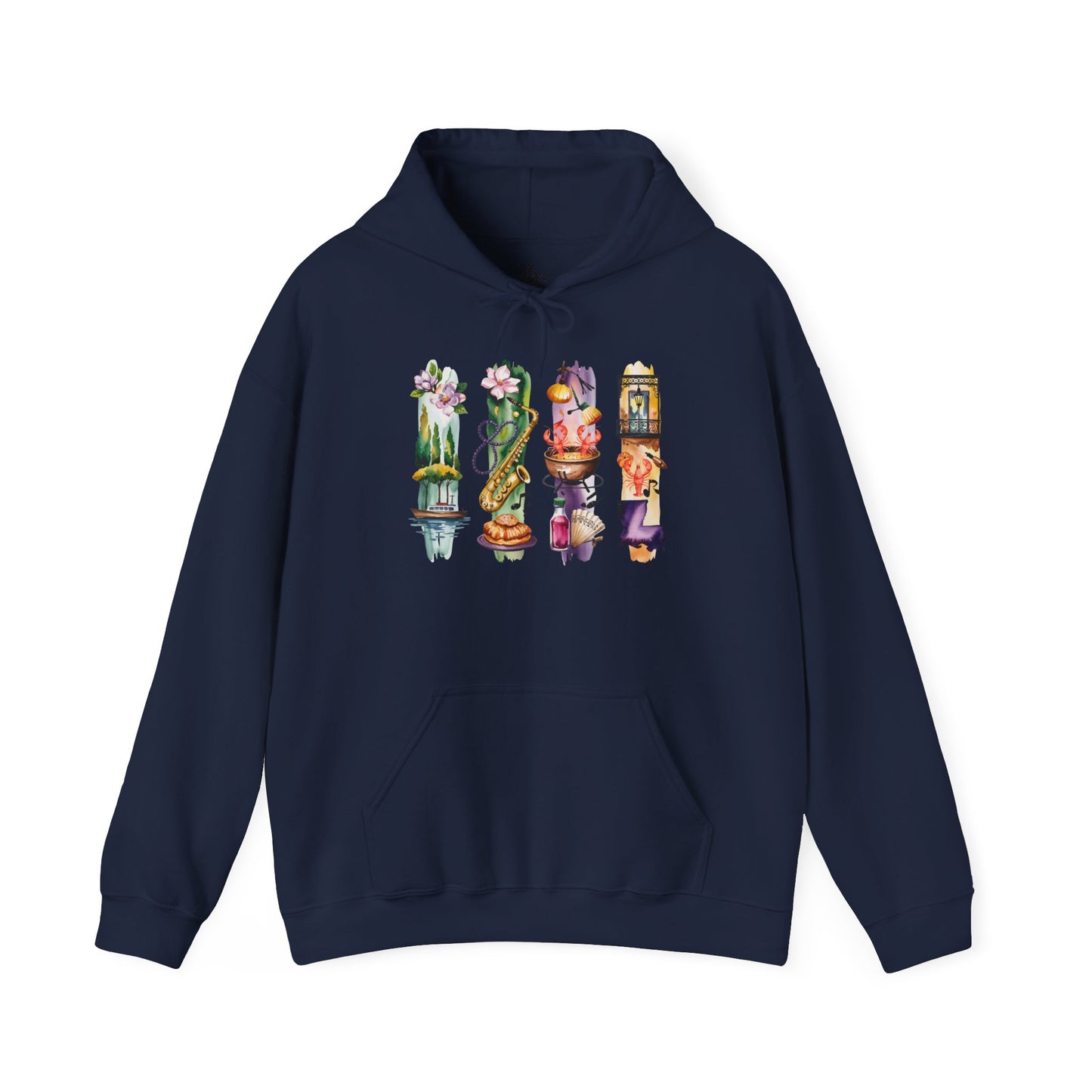 Louisiana Nature Hoodie – Unisex Sweatshirt for Music, Culture & Nature Lovers