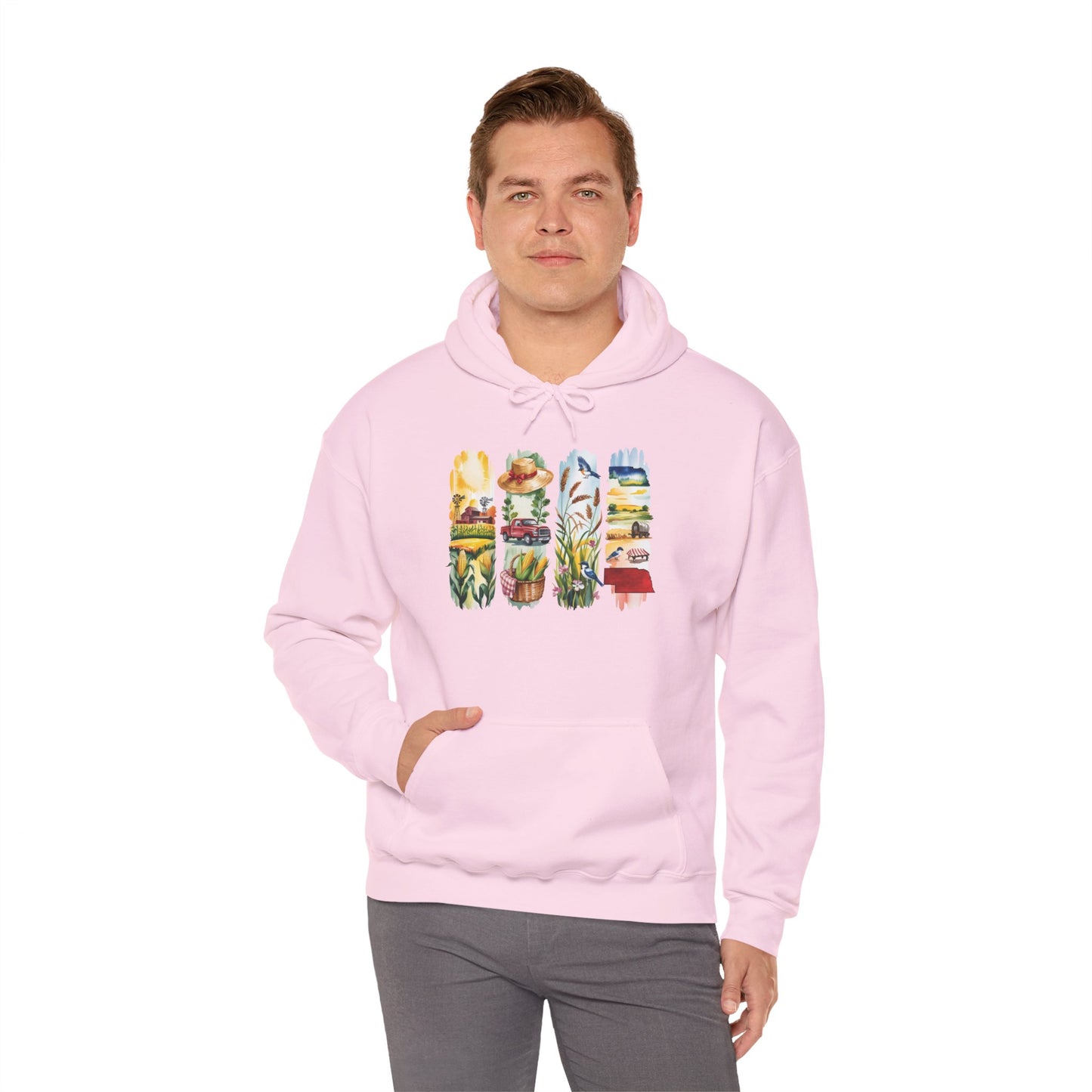Nebraska Nature Hoodie – Unisex Sweatshirt for Prairie & Plains Explorers