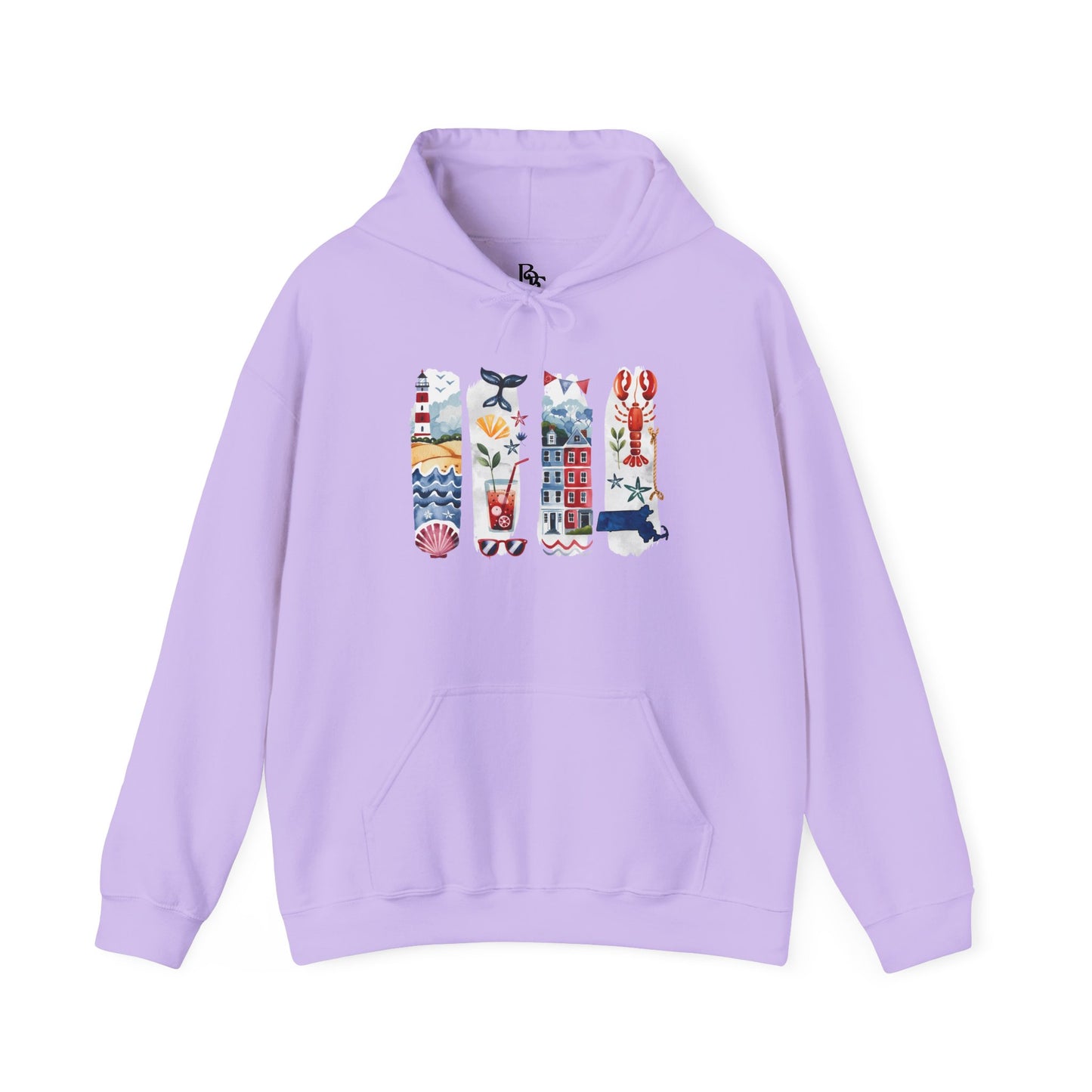 Massachusetts Nature Hoodie – Unisex Sweatshirt for Coastal & Trail Explorers