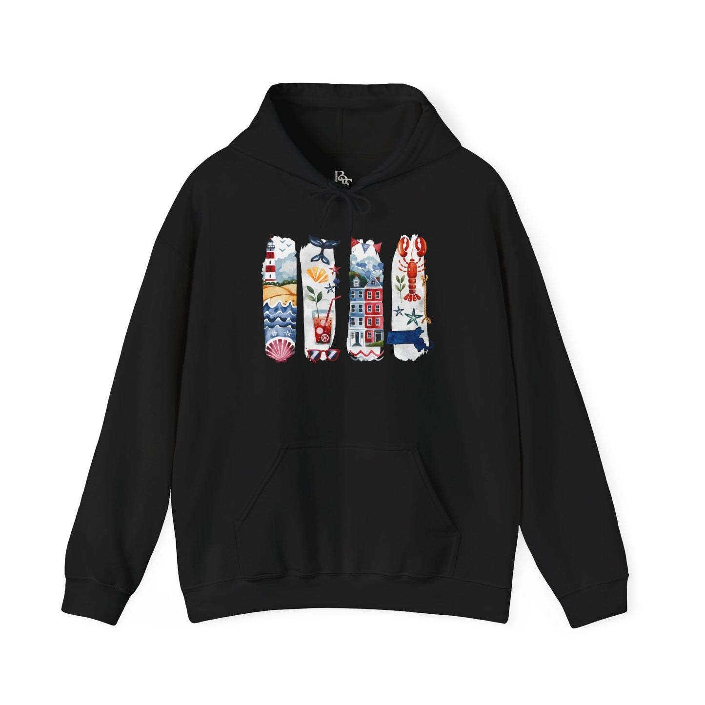 Massachusetts Nature Hoodie – Unisex Sweatshirt for Coastal & Trail Explorers