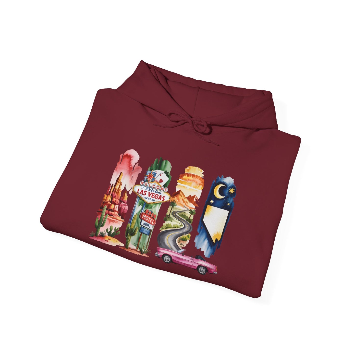 Nevada Nature Hoodie – Unisex Sweatshirt for Desert & Mountain Explorers