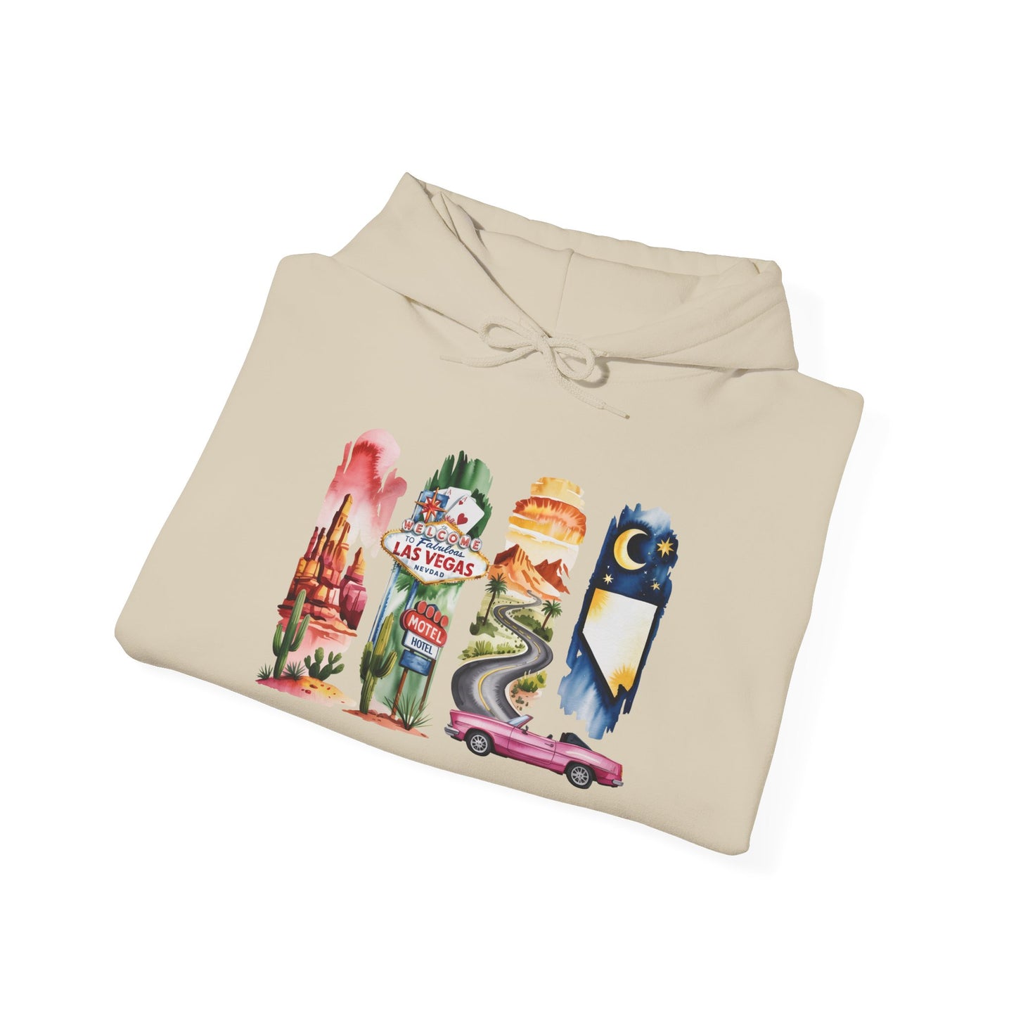 Nevada Nature Hoodie – Unisex Sweatshirt for Desert & Mountain Explorers
