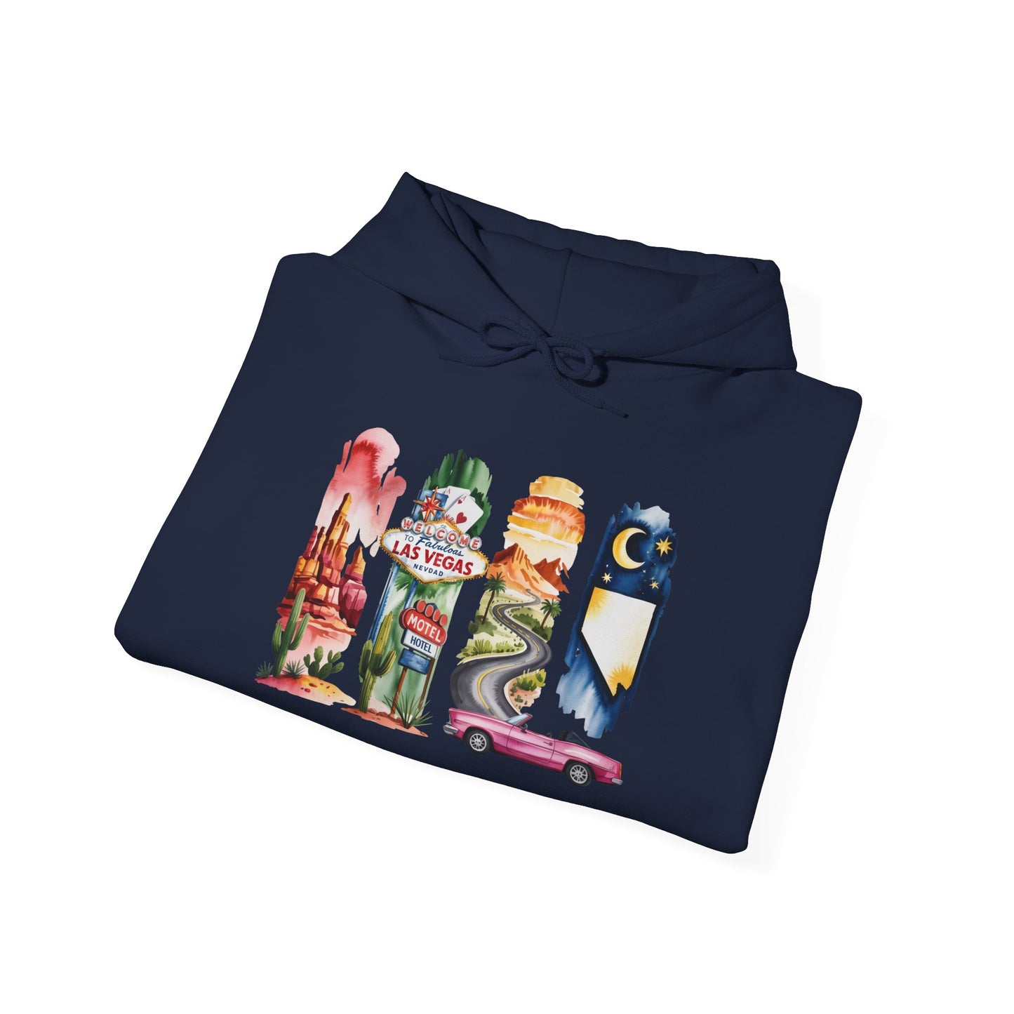 Nevada Nature Hoodie – Unisex Sweatshirt for Desert & Mountain Explorers